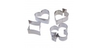 Poker shapes Hearts, diamonds,spades, clubs Cookie Cutters
